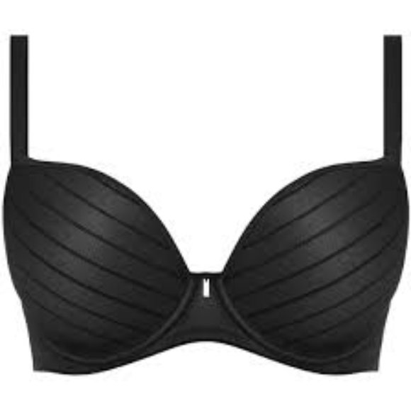 Freya Cameo Underwire Deco Plunge Bra Black 34C - Picture 11 of 11